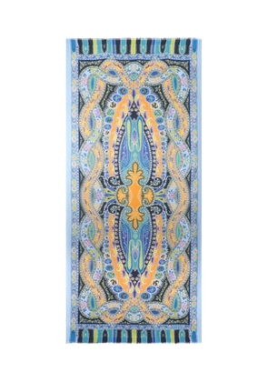 ETRO paisley-print scarf - Blue