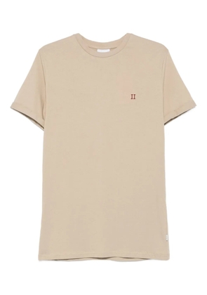 Les Deux Norregaard Contrast organic-cotton T-shirt - Neutrals