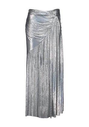 Rabanne mesh midi skirt - Silver