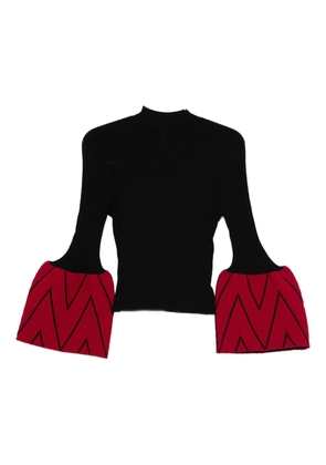 CFCL flared-sleeve sweater - Black