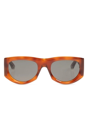 Gucci Eyewear oval-frame sunglasses - Brown