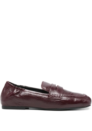 Ash leather loafers - Red