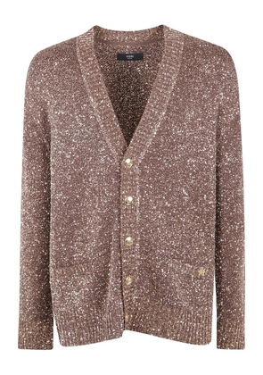 AMIRI sequin cardigan - Brown