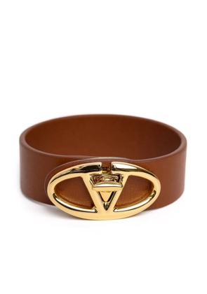 Valentino Garavani VLogo-buckle bracelet - Brown