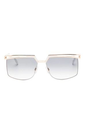 Cazal geometric-frame sunglasses - Gold