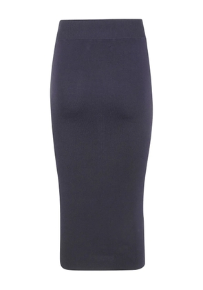 ENTIRE STUDIOS ribbed-knit midi skirt - Black