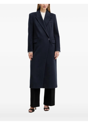 BOSS double-breasted coat - Blue