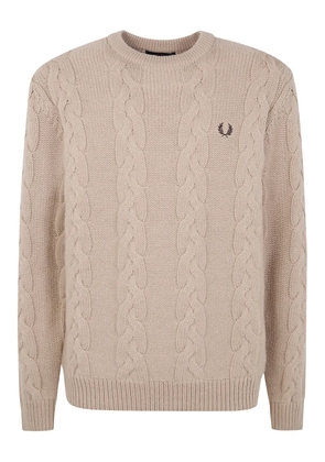 Fred Perry cable-knit sweater - Neutrals