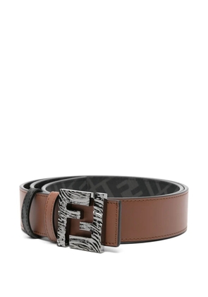 FENDI reversible FF-logo belt - Black