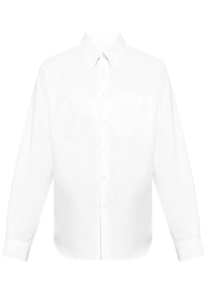 Kenzo patterned-jacquard cotton shirt - White
