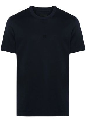 Givenchy 4G-embroidered cotton T-shirt - Blue