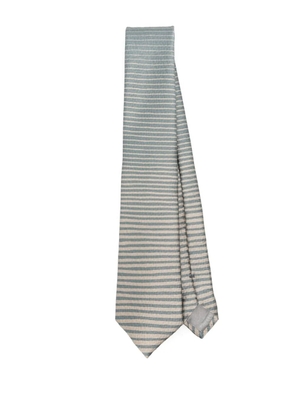 Giorgio Armani striped tie - Green
