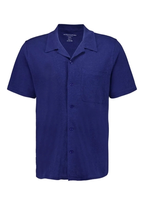 Majestic Filatures short-sleeve button-up shirt - Blue