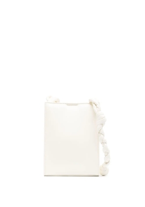 Jil Sander small Tangle leather shoulder bag - White