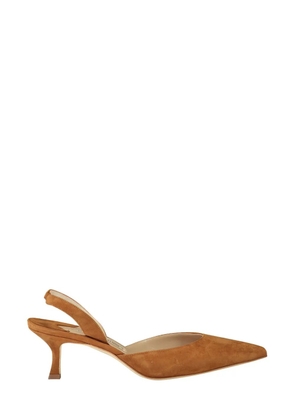 Manolo Blahnik 50mm Carolyne pumps - Brown