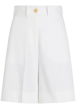 Patou gabardine bermuda shorts - White