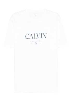Calvin Klein logo-print T-shirt - White
