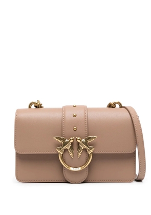 PINKO mini i Love One leather bag - Neutrals