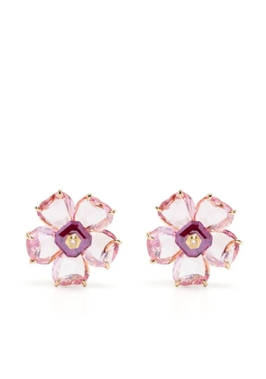 Swarovski Idyllia flower earrings - Gold