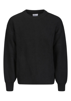 colorful standard merino wool round-neck sweater - Black