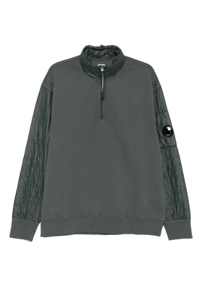 C.P. Company half-zip quilted sleeve sweatshirt - Grey