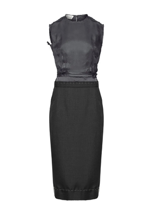 Maison Margiela panelled pencil dress - Grey
