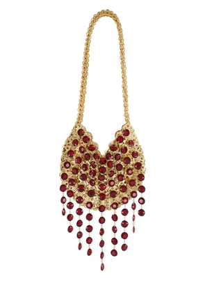 Rabanne 1969 Nano embellished shoulder bag - Gold