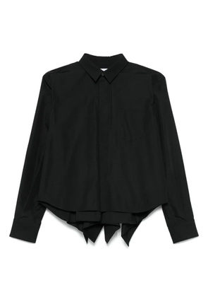 sacai panel-detail shirt - Black