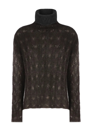 Avant Toi high-neck sweater - Brown