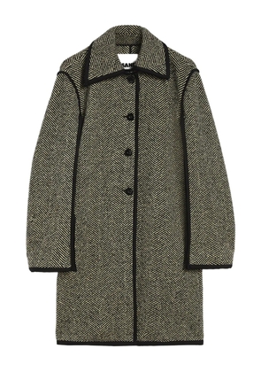 Jil Sander herringbone coat - Grey