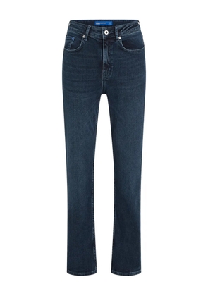 Karl Lagerfeld Jeans high-rise straight jeans - Blue