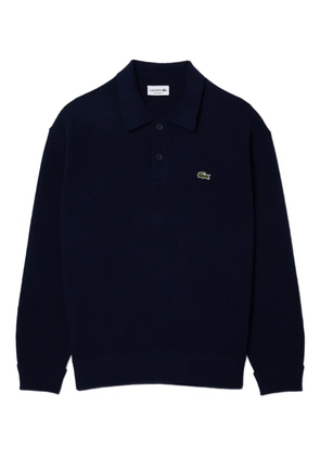 Lacoste long sleeve wool polo shirt - Blue