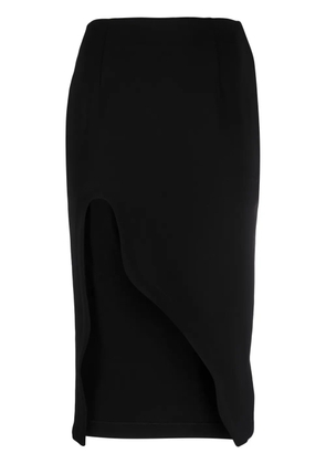 Off-White asymmetric midi skirt - Black