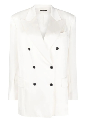 TOM FORD double-breasted blazer - White