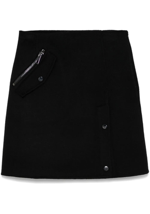P.A.R.O.S.H. wool mini skirt - Black