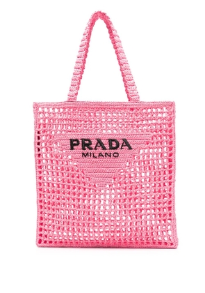 Prada crochet tote bag - Pink