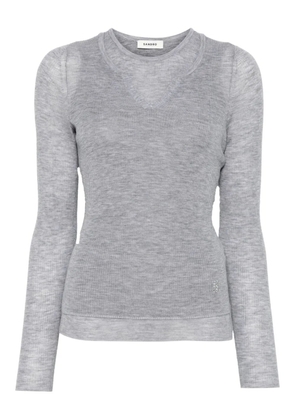 SANDRO wool sweater - Grey