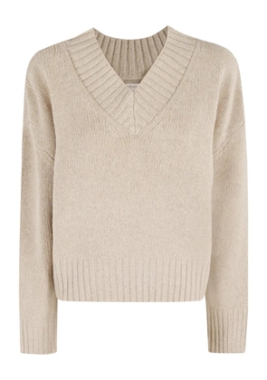 Barbour V-neck sweater - Neutrals