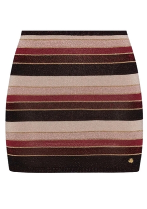 AMIRI striped miniskirt - Red