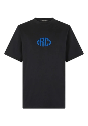 Roberto Cavalli embroidered-logo T-shirt - Black