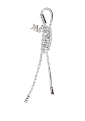 Michael Kors knotted charm keyring - Silver