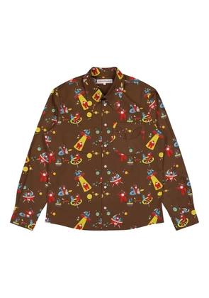Walter Van Beirendonck cotton shirt - Brown