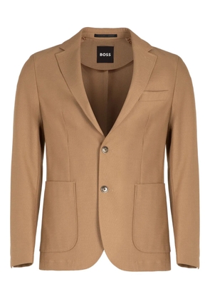 BOSS double-breasted two-pocket blazer - Brown