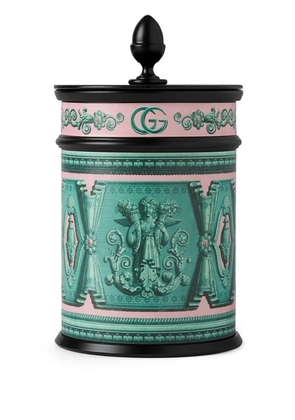 Gucci Mehen frieze-print mini basket candle - Pink