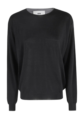 SOLOTRE colour-block sweater - Black
