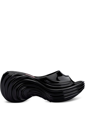 Melissa x Diesel Quantum platform wave slides - Black