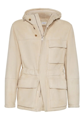 Brunello Cucinelli hooded parka - Neutrals