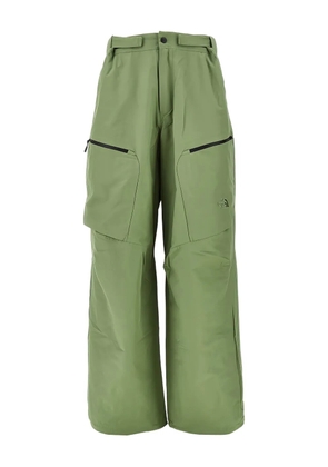 The North Face logo-embroidered trousers - Green