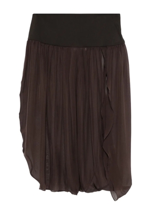Paloma Wool ruffled high-waisted skirt - Brown