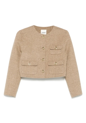 SANDRO striped jacket - Neutrals